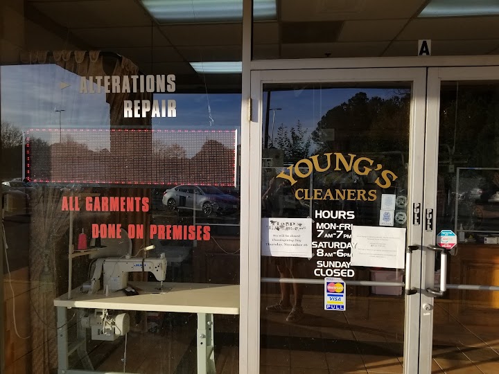 Young's Cleaners storefront photo from Google