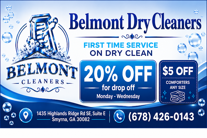 Belmont Cleaners storefront photo from Google