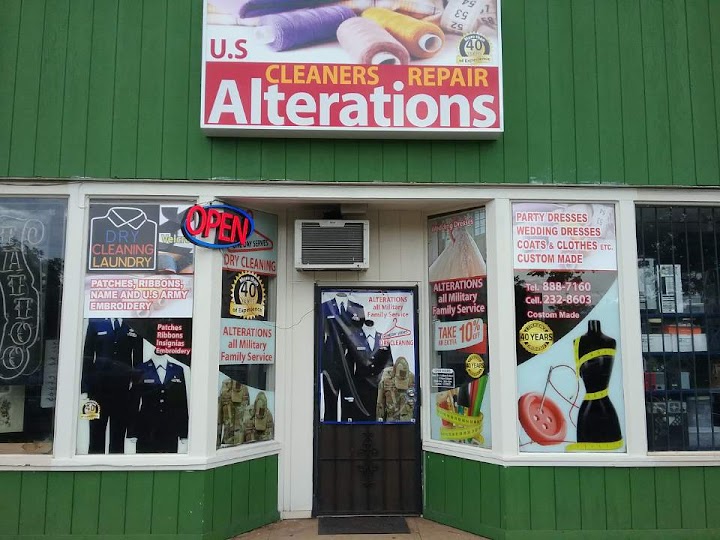US Alterations and Cleaners storefront photo from Google