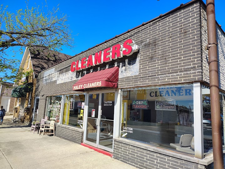 Haley Cleaners storefront photo from Google