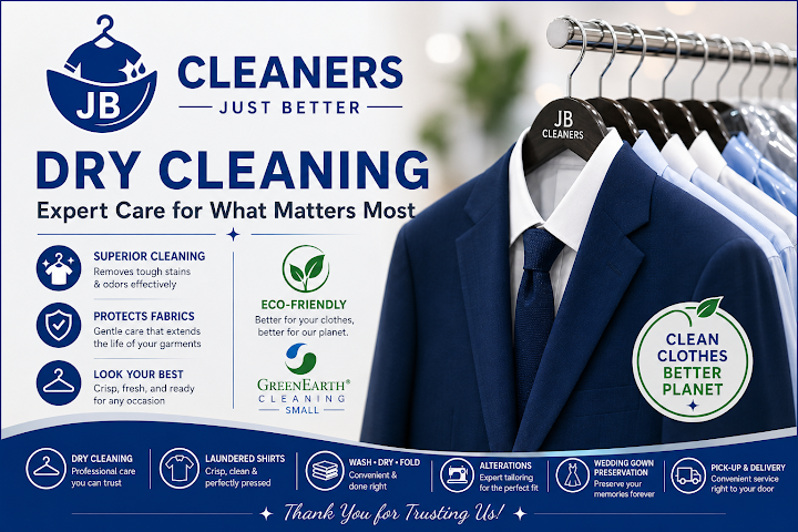 JB Cleaners storefront photo from Google