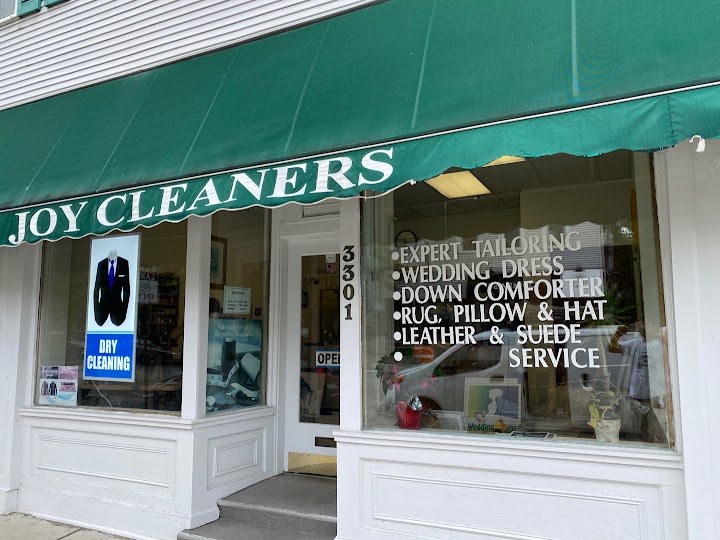 Joy Cleaners storefront photo from Google