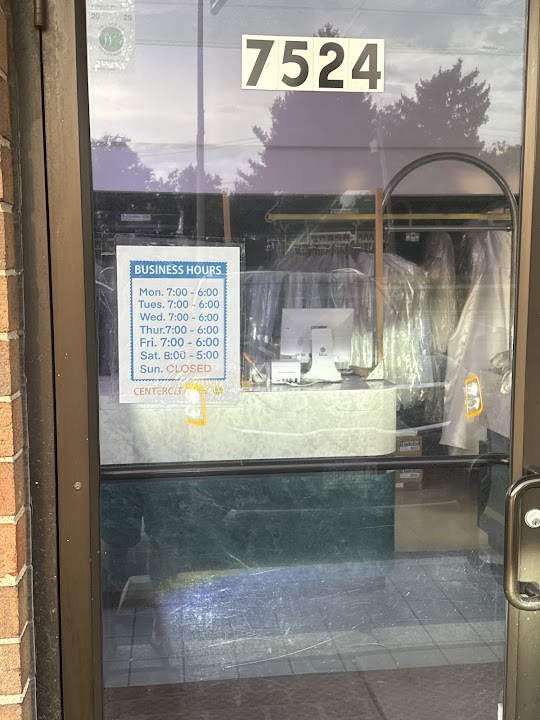 Center Cleaners storefront photo from Google