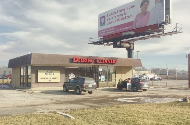 Original Deering Cleaners storefront photo from Google