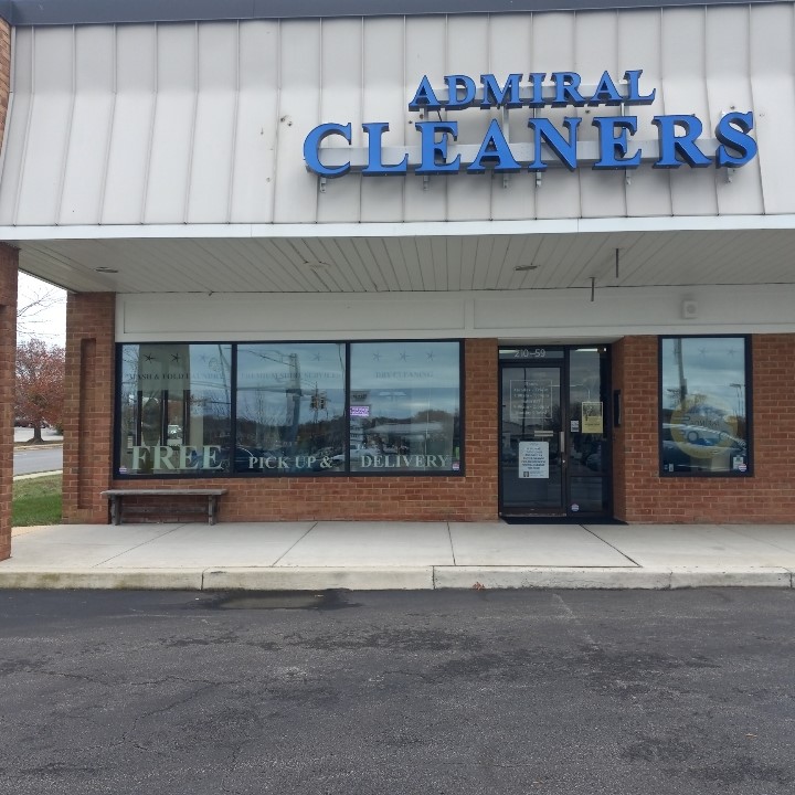 Admiral Cleaners storefront photo from Google