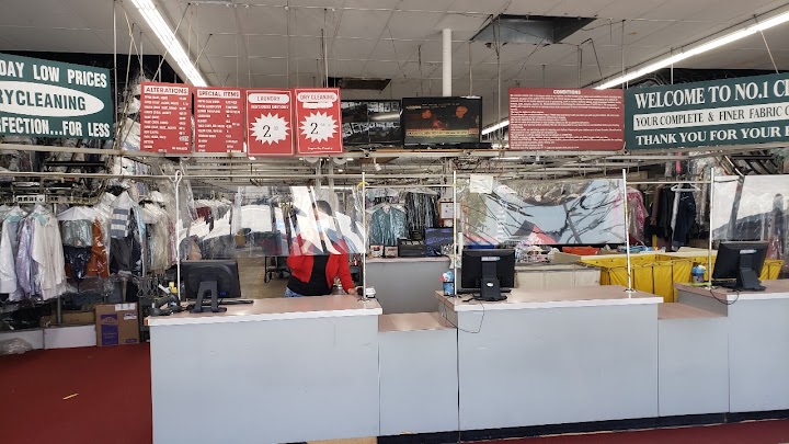 Number 1 Cleaners storefront photo from Google