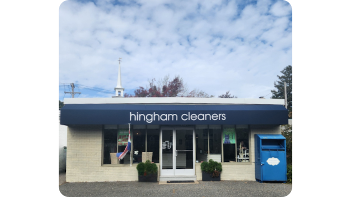 Hingham Cleaners storefront photo from Google