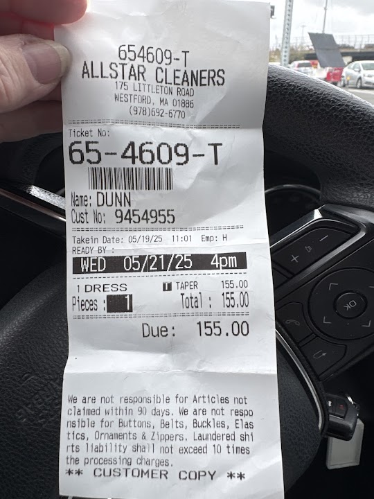 Allstar Cleaners storefront photo from Google