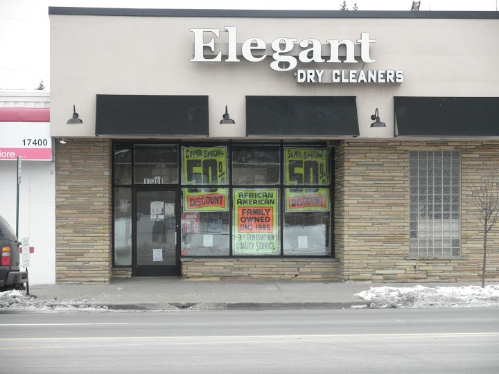 Elegant Dry Cleaners storefront photo from Google