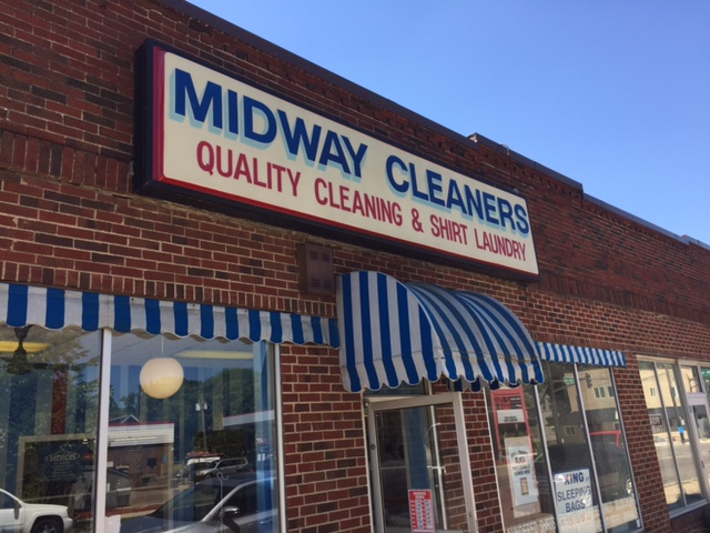 Midway Cleaners storefront photo from Google