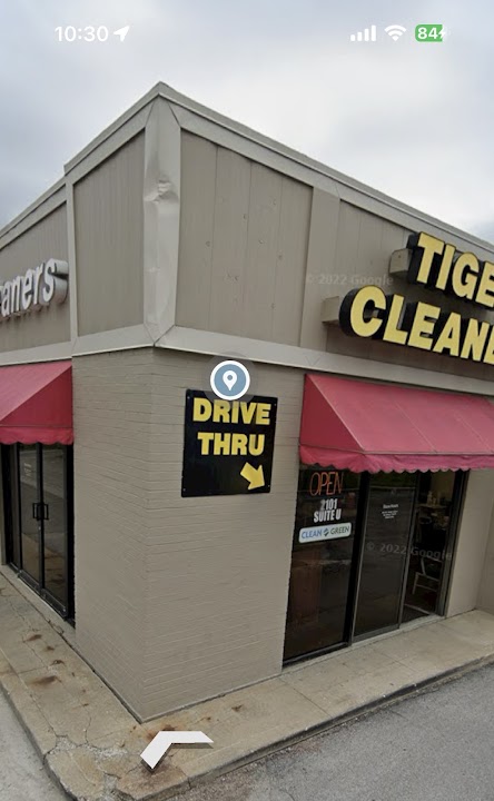 Tiger Cleaners storefront photo from Google