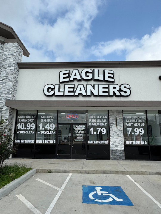 Eagle Cleaners storefront photo from Google