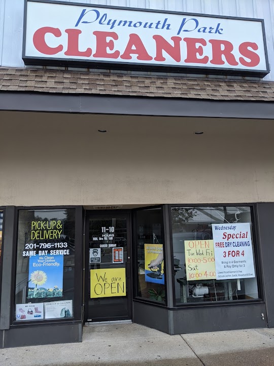 Plymouth Park Cleaners storefront photo from Google