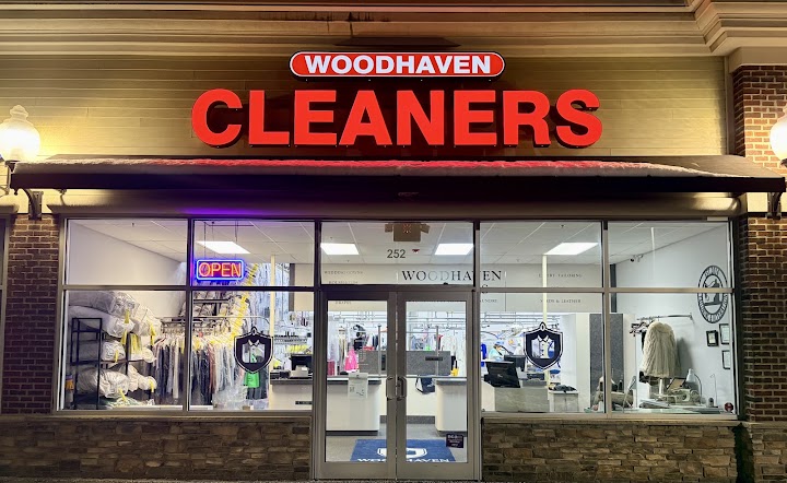 Woodhaven Dry Cleaners storefront photo from Google