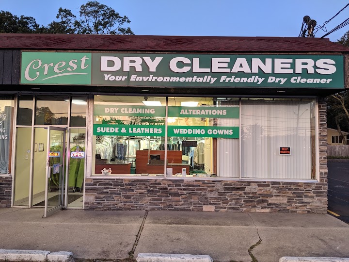 Crest Dry Cleaners storefront photo from Google