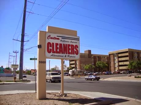 Custom Cleaners storefront photo from Google