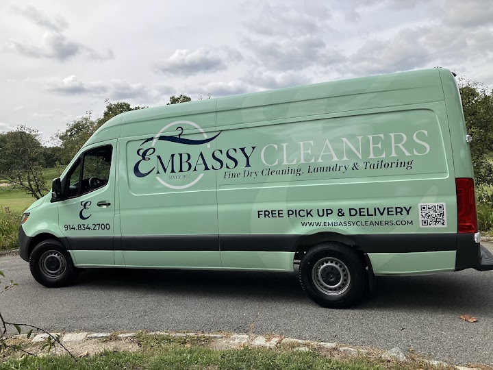 Embassy Cleaners storefront photo from Google