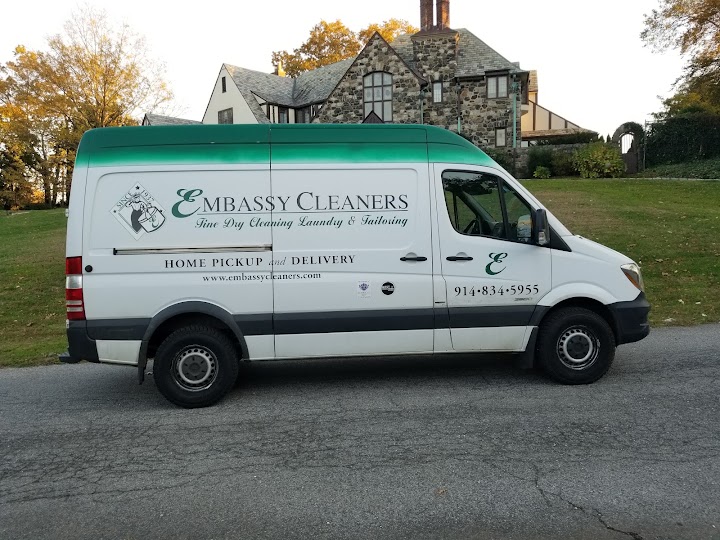 Embassy Cleaners storefront photo from Google