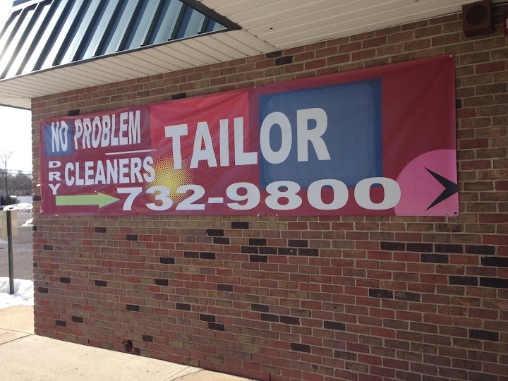 A The no problem dry cleaner / tailor storefront photo from Google