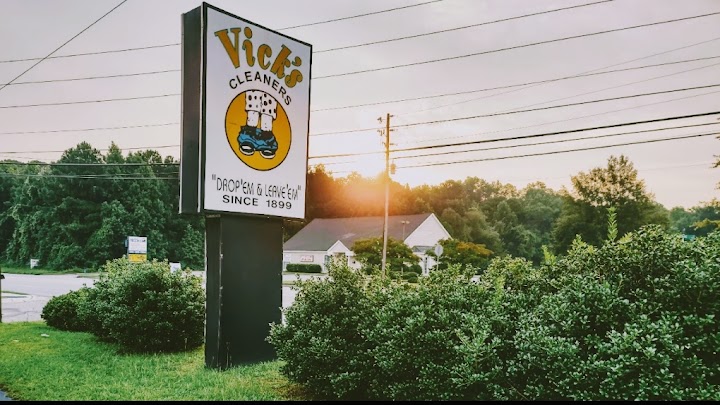 Vick's Cleaners storefront photo from Google