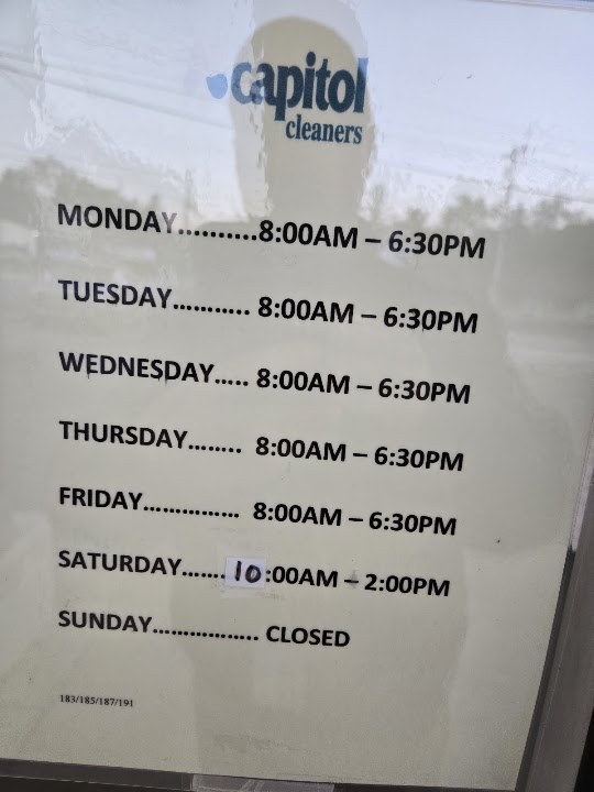 Capitol Cleaners storefront photo from Google