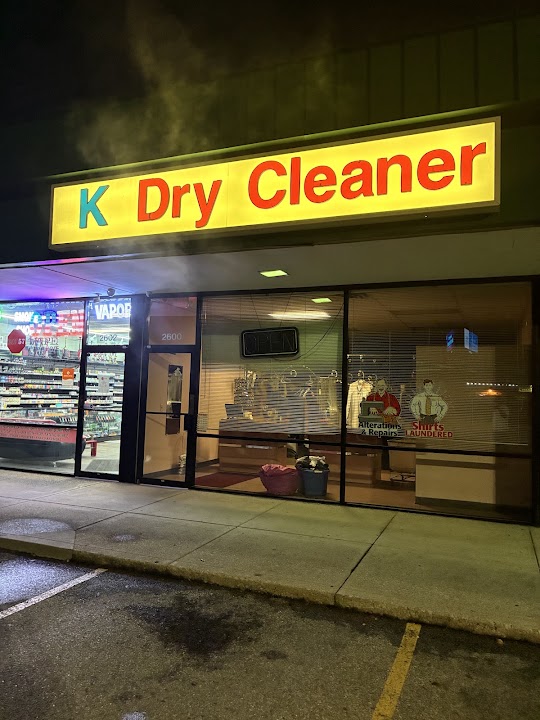 K Dry Cleaners storefront photo from Google