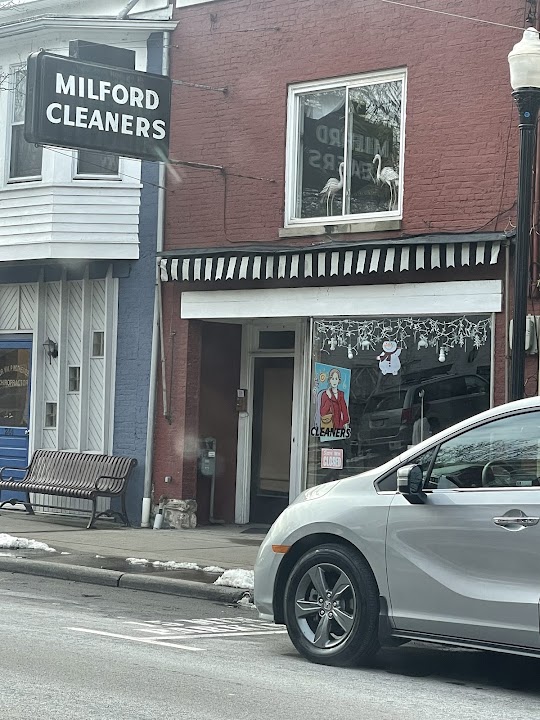 Milford Dry Cleaners storefront photo from Google