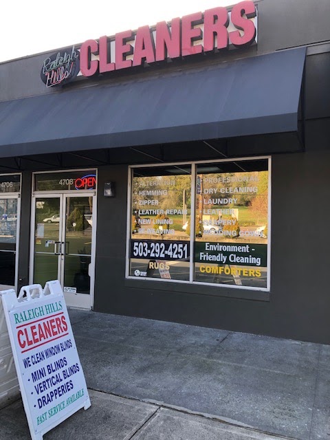 Raleigh Hills Cleaners storefront photo from Google