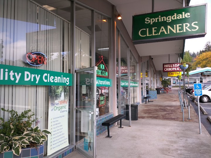 Springdale Cleaners storefront photo from Google