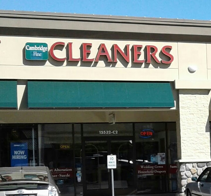 Cambridge Dry Cleaners storefront photo from Google