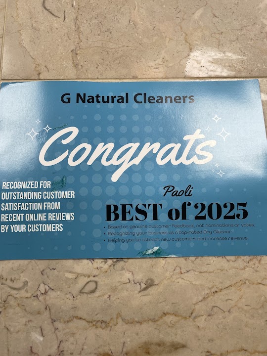 G Natural Cleaners storefront photo from Google