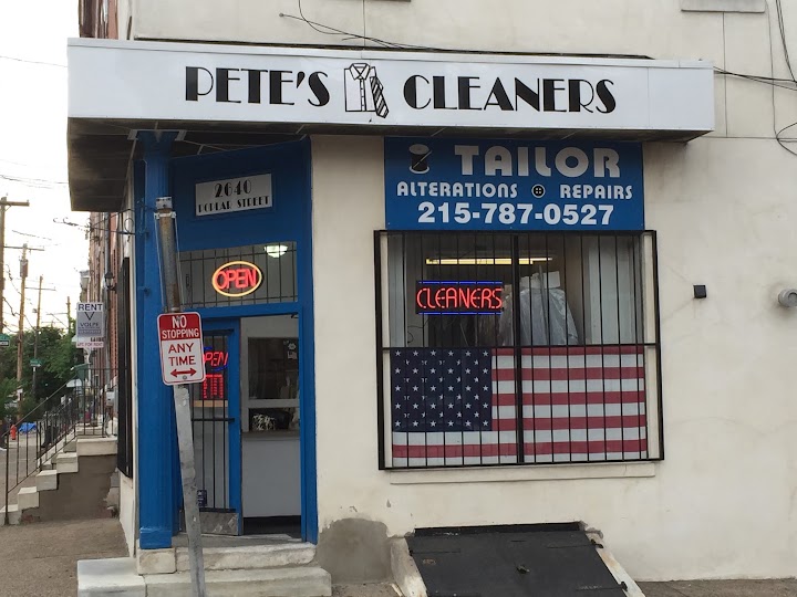 Pete's Dry Cleaners storefront photo from Google