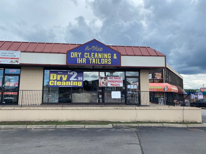 A Plus Tailors & Cleaners storefront photo from Google