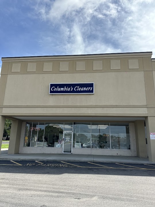 Columbia's Cleaners storefront photo from Google