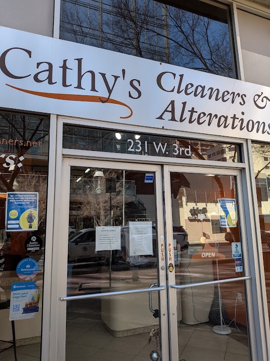 Cathy's Cleaners Downtown storefront photo from Google