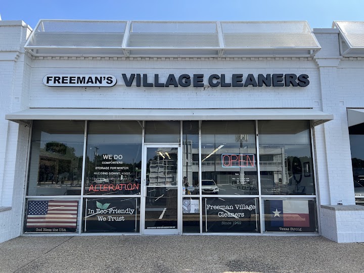 Freeman's Village Cleaners storefront photo from Google