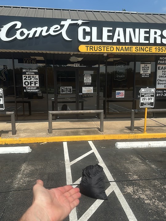 Comet Cleaners storefront photo from Google