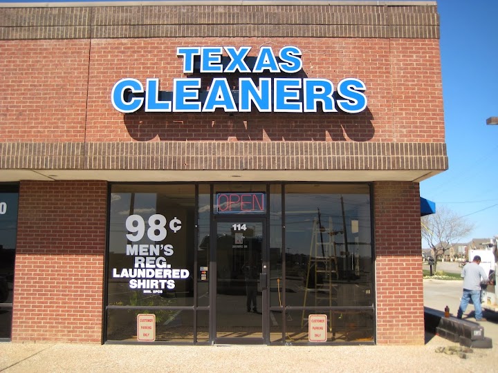 Texas Cleaners storefront photo from Google