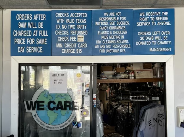 Pyramid Cleaners storefront photo from Google