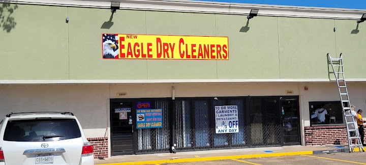 New Eagle Dry Cleaners storefront photo from Google