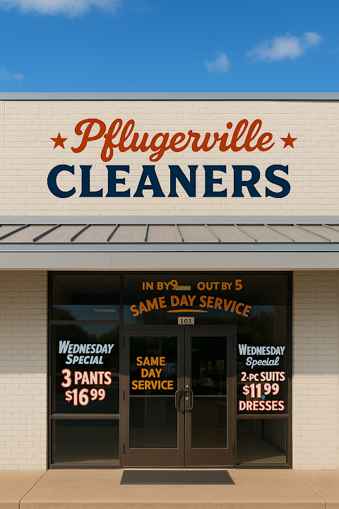 Pflugerville Cleaners storefront photo from Google