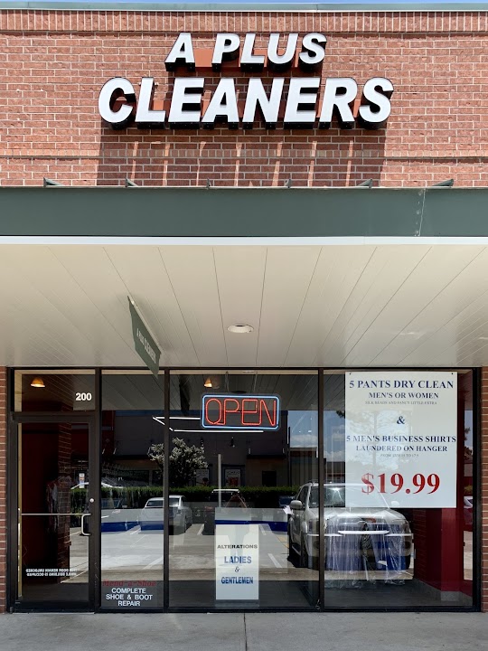 A Plus Cleaners storefront photo from Google