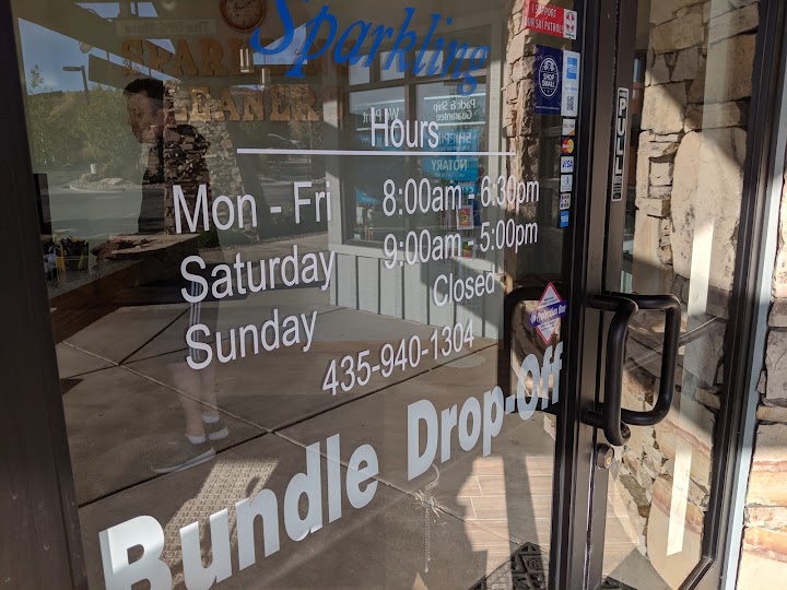 Sparkling Dry Cleaning storefront photo from Google