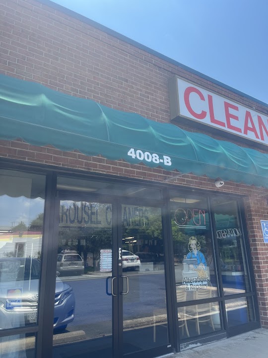 Carousel Cleaners storefront photo from Google