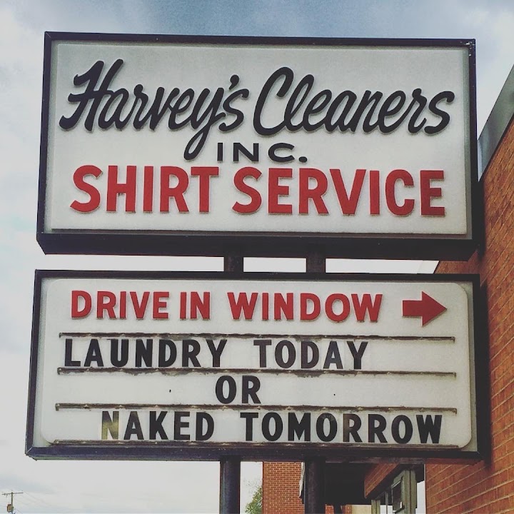 Harvey's Cleaners Inc. storefront photo from Google