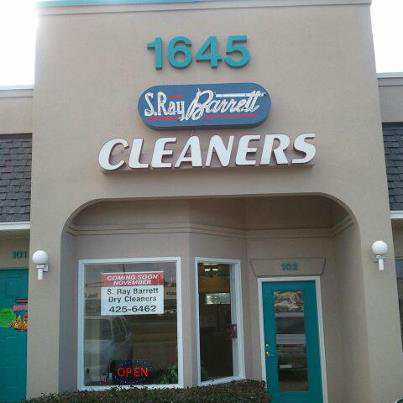 S. Ray Barrett Dry Cleaners storefront photo from Google