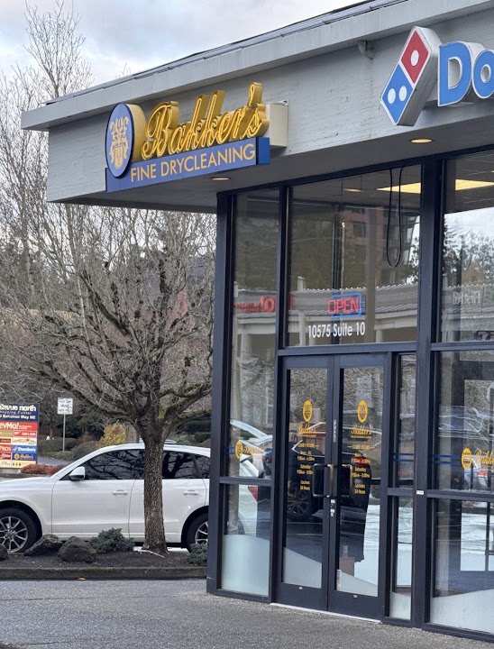 Bakker's Fine Dry Cleaning storefront photo from Google