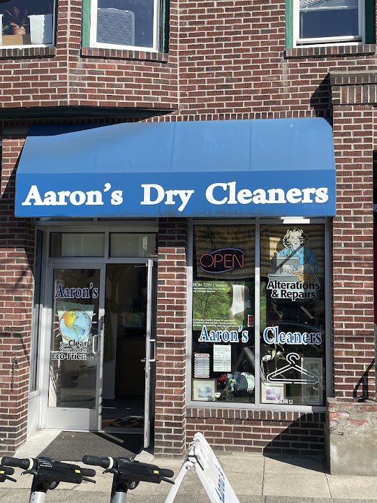 Aaron’s Dry Cleaners storefront photo from Google
