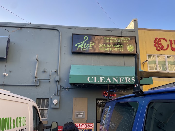 Alex Dry Cleaners storefront photo from Google