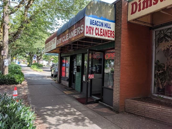 Beacon Hill Drycleaners storefront photo from Google